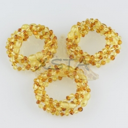Amber teething bracelet lemon cognac Amber teething bracelet lemon cognac